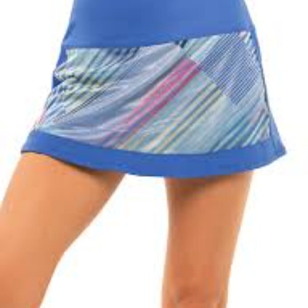 Lucky in Love Count Me In Blue Marine Shimmer Tennis Skirt XLarge